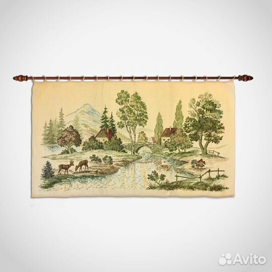 Антикварный гобелен/панно