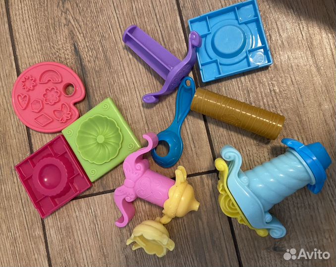 5 наборов для лепки play doh оригинал б/у