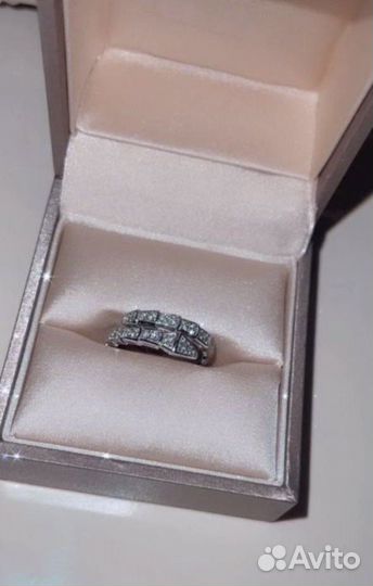 Кольцо bvlgari с бриллиантами