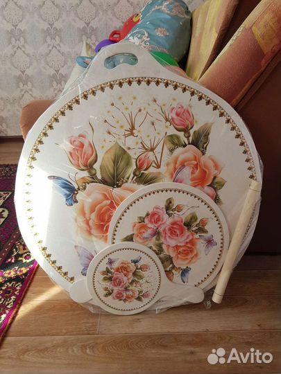 Доска для раскатки теста набор