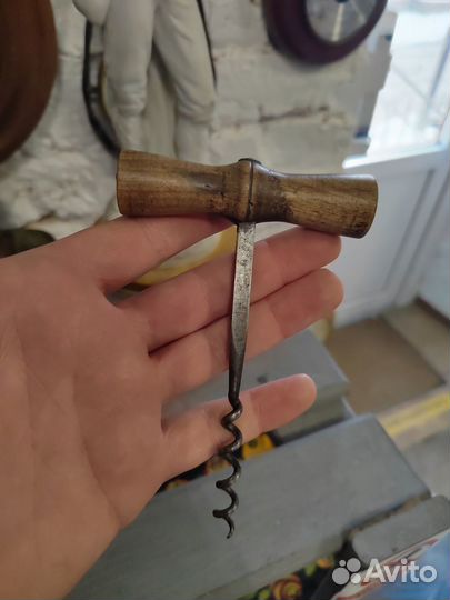 Антикварный Кованый Штопор 19 век