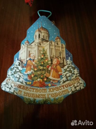 Коробки металлические Новогодние