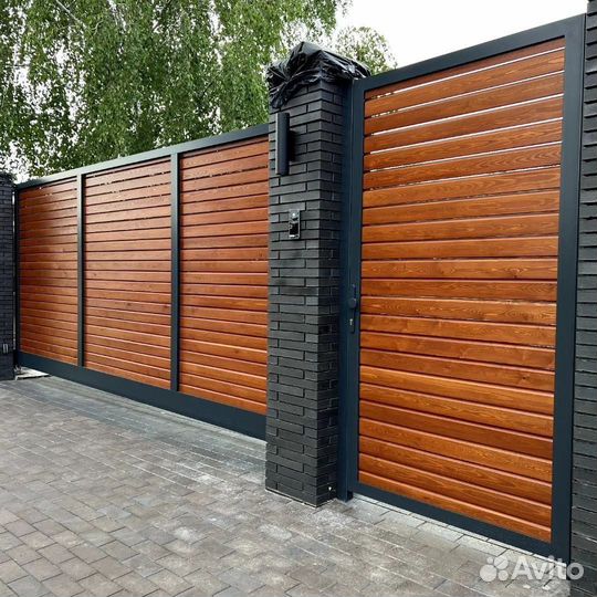 Откатные ворота Alutech ProTrend