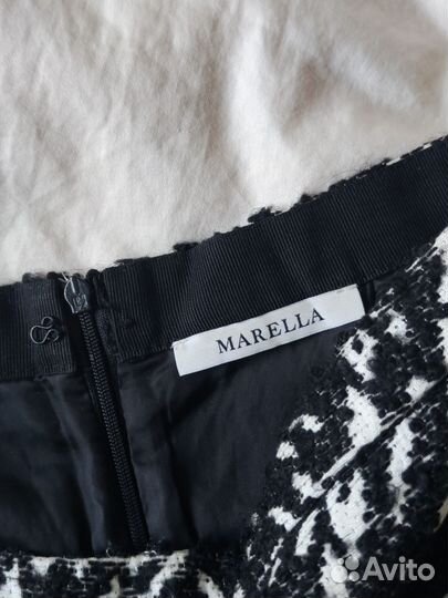 Фактурная юбка букле Marella, M, винтаж