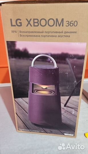 Портативная bluetooth колонка LG xboom 360 RP4