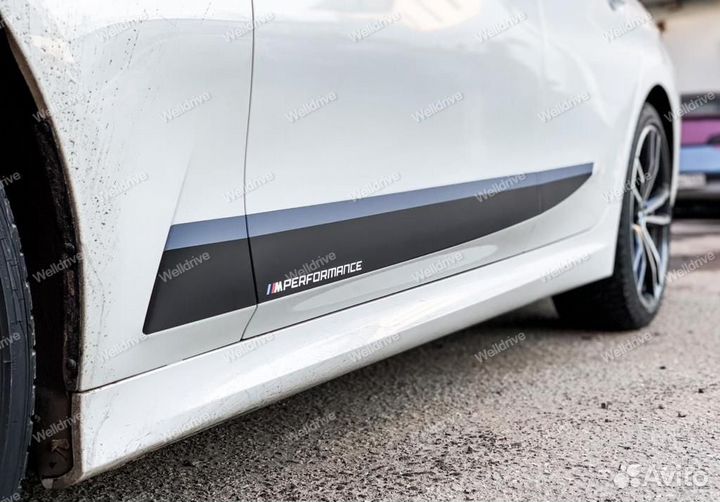 Наклейки M-Performance BMW 3 G20 акцентные полосы