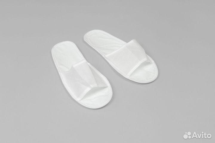 604-046 Однораз. тапочки one size 1пар спанбонд бе