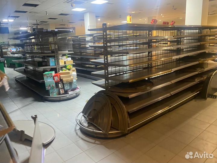 Стеллажи пристенные бу