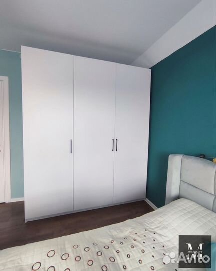 Шкаф распашной с фрезерованными фасадами