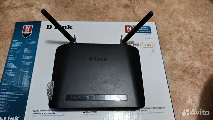 Wi-Fi Роутер D-Link Wireless N300 Router DIR-615