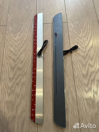 Накладки на порог audi s line