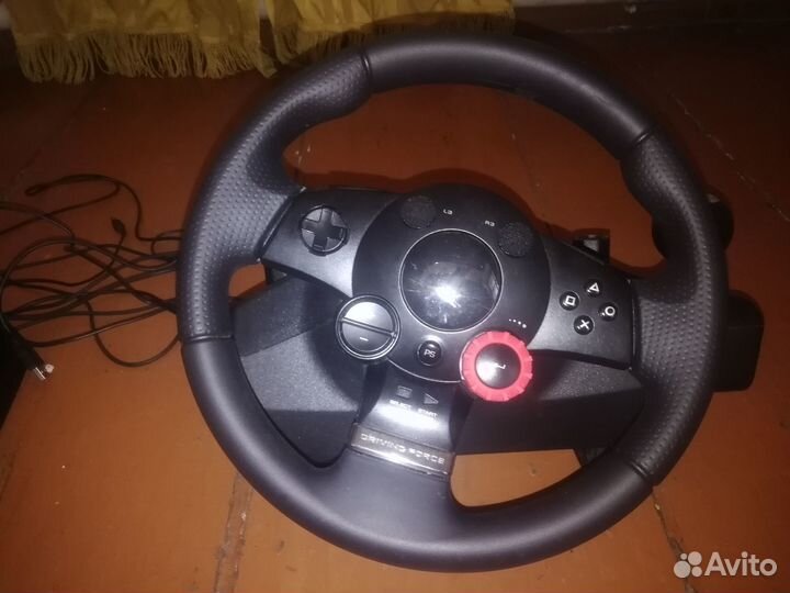 Игровой руль logitech driving force gt
