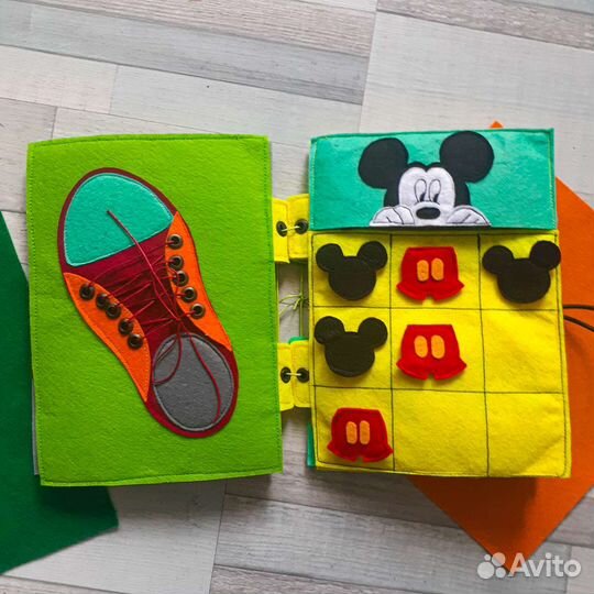 Развивающие книжки из фетра