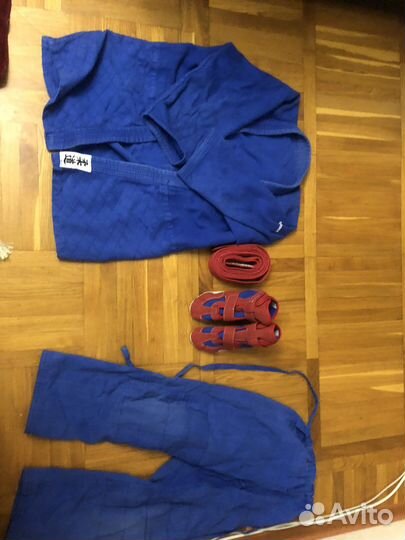 Для дюдо Штаны,борцовки, кимоно, пояс