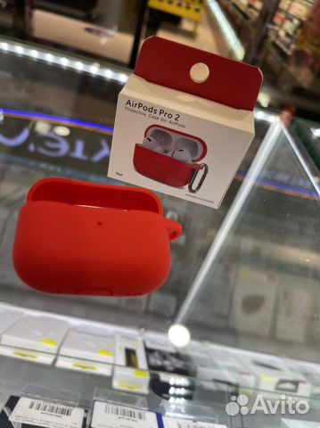 Чехол на AirPods Pro2 красный