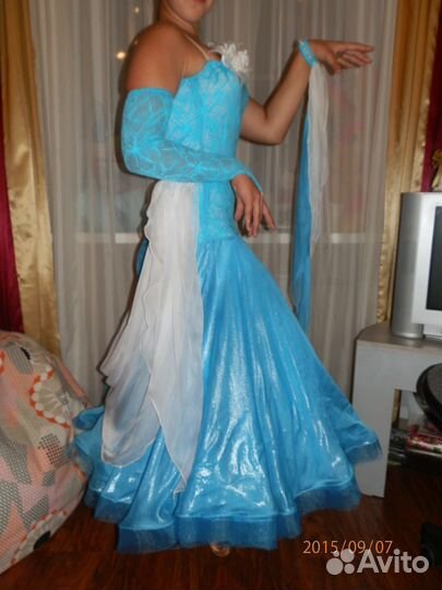 Платье для танцев-стандарт