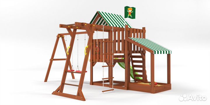 Детская площадка Савушка TooSun 4 с песочница