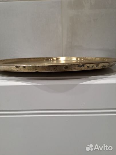 Поднос для самовара латунь