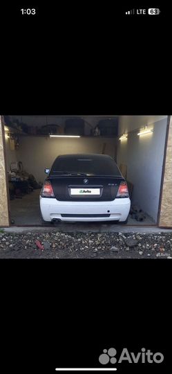 Задний бампер m tech bmw e46 compact