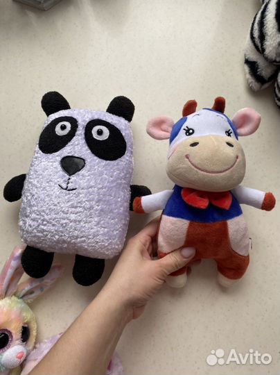 Игрушки пакетом детские мягкие смешарики тигр