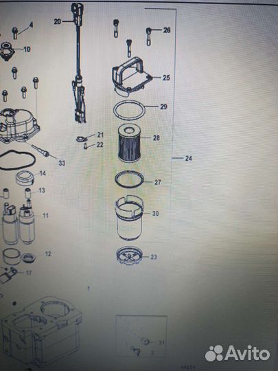 Комплект топливных фильтров Mercruiser
