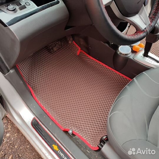 EVA коврики 3D на Chevrolet Spark с бортами