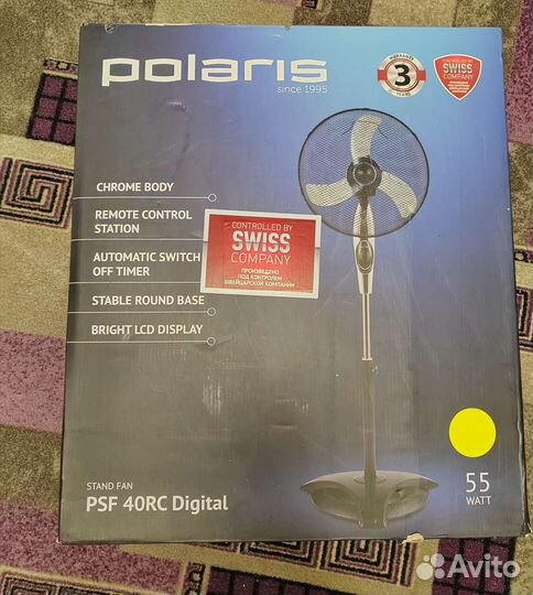 Вентилятор напольный polaris