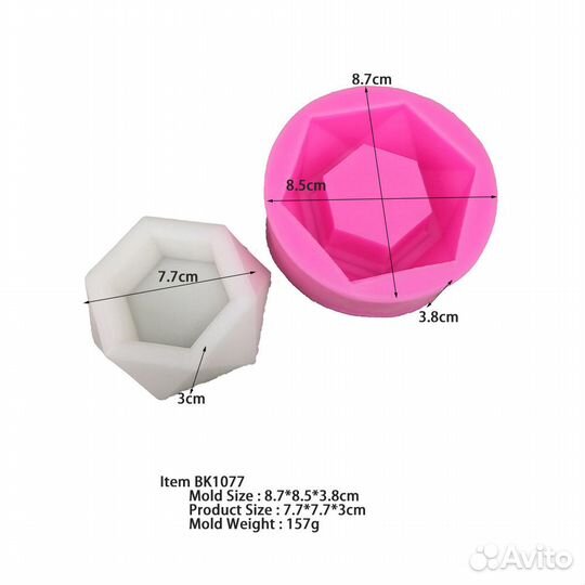 Молды, силиконовые формы для гипса и бетона