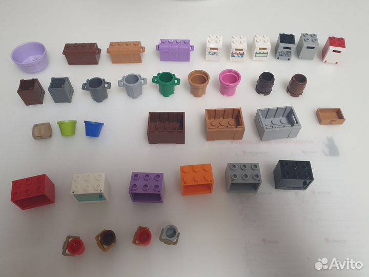 Аксессуары лего френдс, сити поштучно,еда,оружие