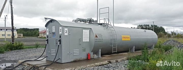 Контейнерная АЗС для заправки своей техники