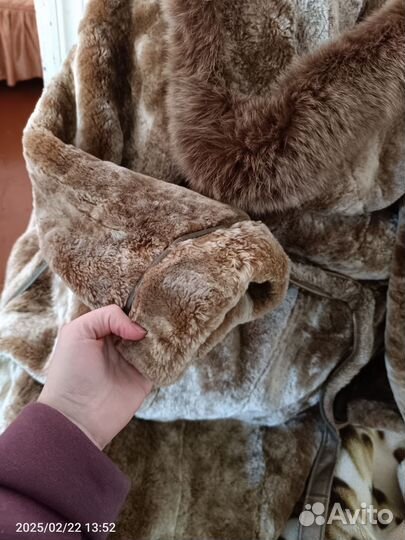 Шуба натуральная мутон