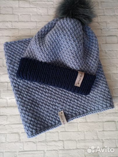 Детская шапка и снуд