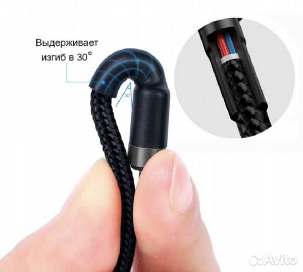 Кабель для зарядки Baseus Cafule HW Quick Charging