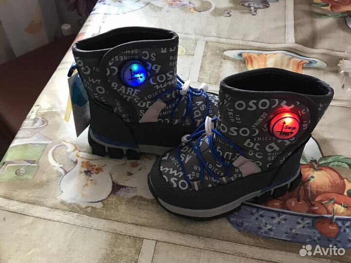 Зимние сапоги детские для мальчиков