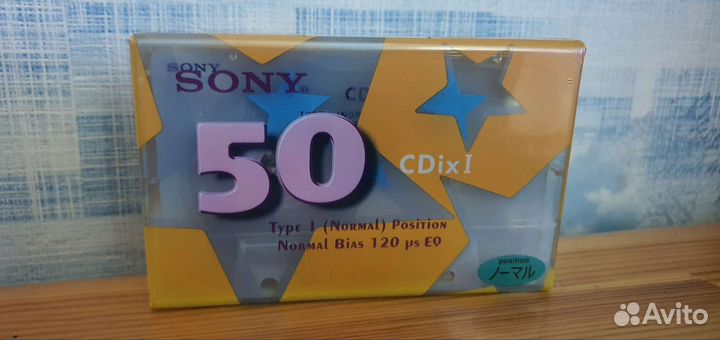 Аудиокассета новая sony
