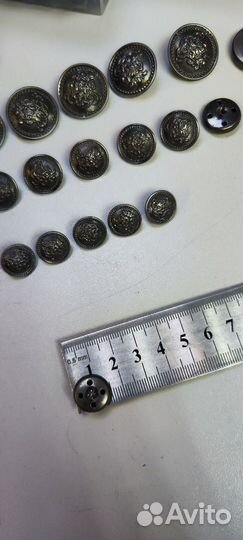 Пуговицы металлические Италия