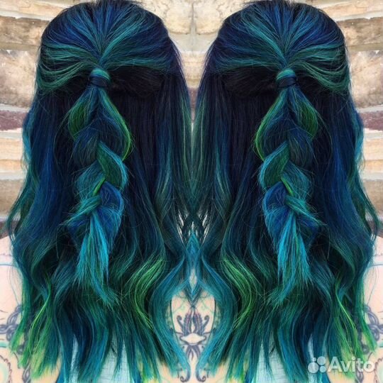 Окрашивание волос модель