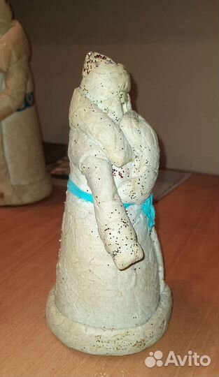 Дед мороз, СССР, вата, бумага, 24 см