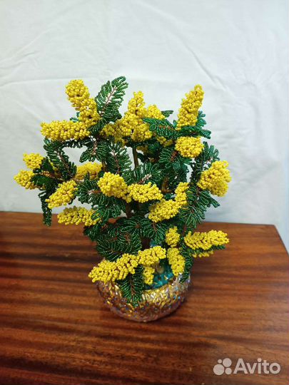 Деревья из бисера