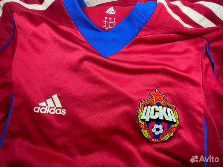 Футболкас длинными рукавами adidas, цска