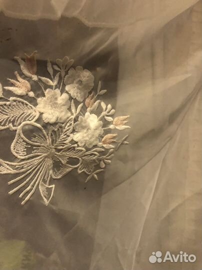 Шторы тюль (две шторы ) с Лабрикеном