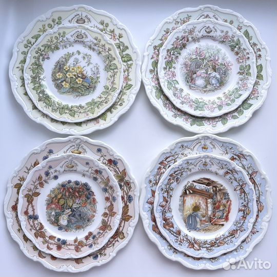 Brambly Hedge. Коллекционные фарфоровые тарелки