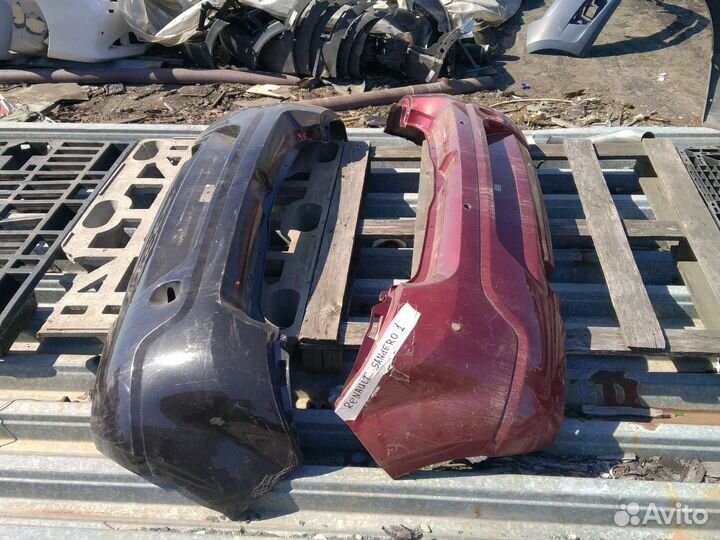 Задний бампер на Renault Sandero 1