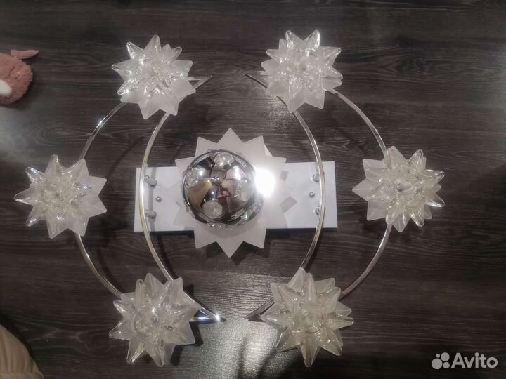 Люстра потолочная бу