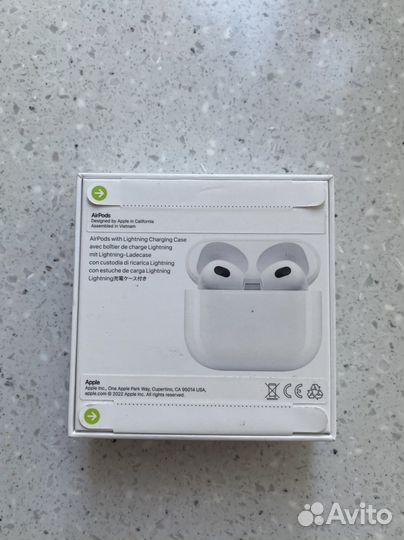 Беспроводные наушники airpods 3