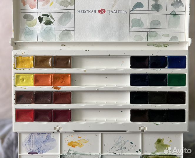 Акварель Невская палитра в пенале