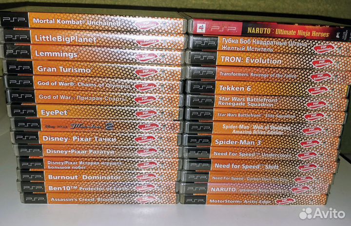 PSP 40 игр лот