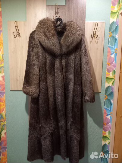 Шуба женская нутрия