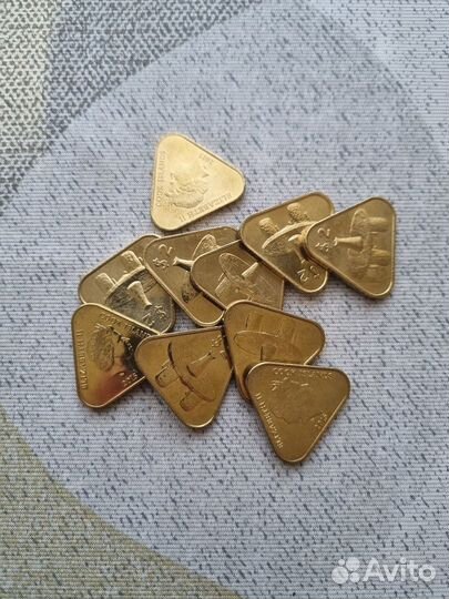 2 доллара остров Кука 2015 г без оборота