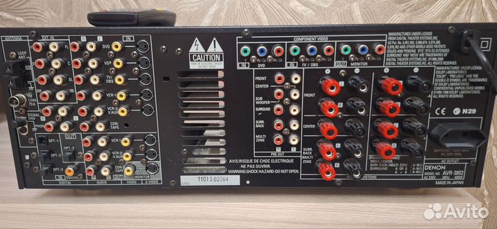 Av ресивер denon avr 3802